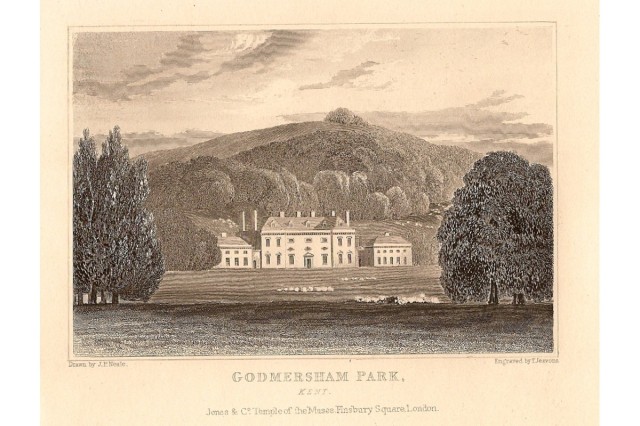 Godmersham Park, the estate of Jane Austen's brother, Edward Austen-Knight.